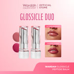NEW! WARDAH Glossicle Peptide Balm - Ombre Glossicle - Dilengkapi dengan Peptide & UV Filter - Memperkuat Lip Barrier - Tidak Lengket- Glossy - Lip Balm -Lip Tint - Makeup - Natural Gloss - Glossy - Tinted Balm