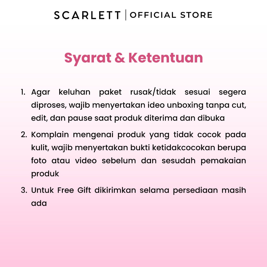 Scarlett Whitening Acne & Glow Kulit Berjerawat
