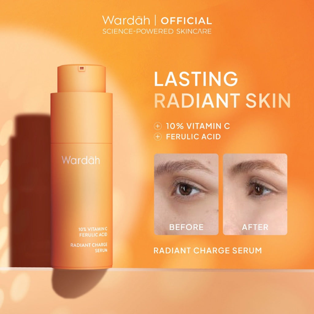 WARDAH Serum Complete Series For Every Skin Concern - Exosome PDRN Serum Tosca, Retinal Serum Silver, Acnederm, C-Defense, Lightening, Crystal Secret, Renew You, Hydra Rose, Symradiance 399, Perfectyl Perfect Bright, Peeling Exfoliating Serum - Skincare