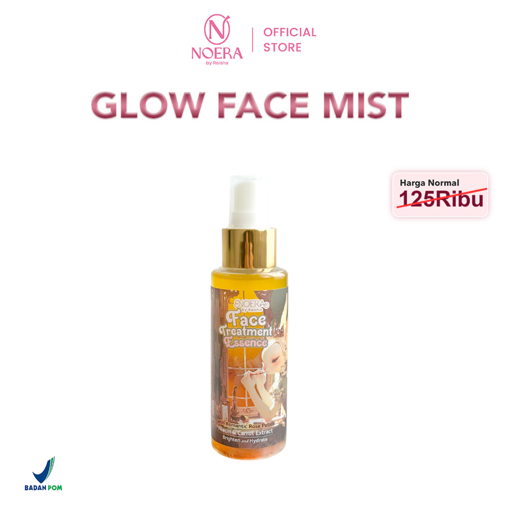 Noera Face Treatment Essence | Hydrating and Glowing Face Mist with Rosa Flower Powder and Carrot Extract