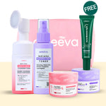 ADLEEVA - (Paket Pemula ISI 4) WHITENING Glow Booster / ACNE Bright Series Basic