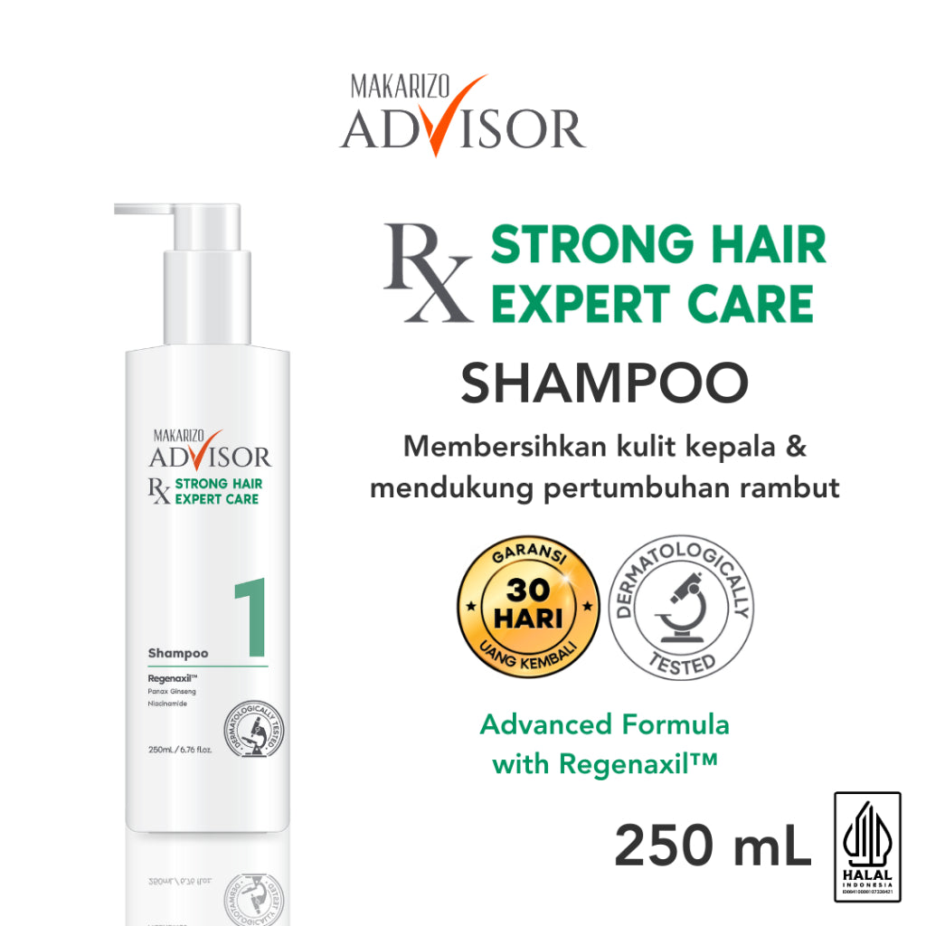 Makarizo Advisor RX Strong Hair Expert Care Shampoo 250 mL