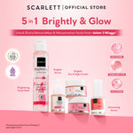 SCARLETT Brightly Ever After Series - Paket Lengkap Mencerahkan Wajah 5in1-Brightening Moisturizer +Serum+Cleanser+Toner+Krim Pagi+Krim Malam | Niacinamide Vitamin C Gluthatione