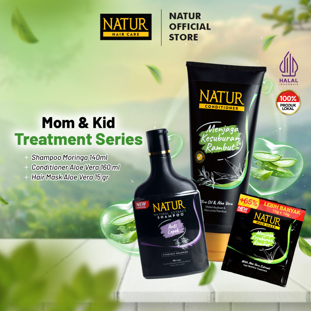 Mom & Kid Treatment Series - Perawatan Rambut Rusak Ibu dan Anak