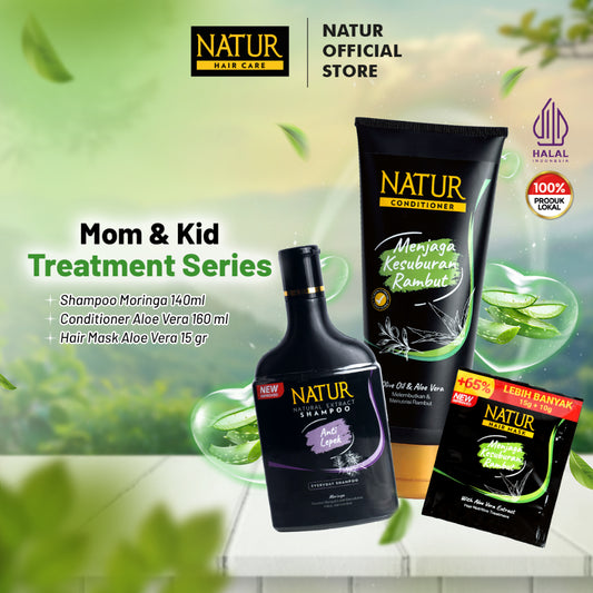 Mom & Kid Treatment Series - Perawatan Rambut Rusak Ibu dan Anak