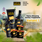 Natur Ginseng Series Treatment (Shampoo, Hair Tonic, Conditioner, Hair Mask) - Paket Lengkap Kombo Rambut Rontok / Anti Hair Fall / Menguatkan Akar Rambut