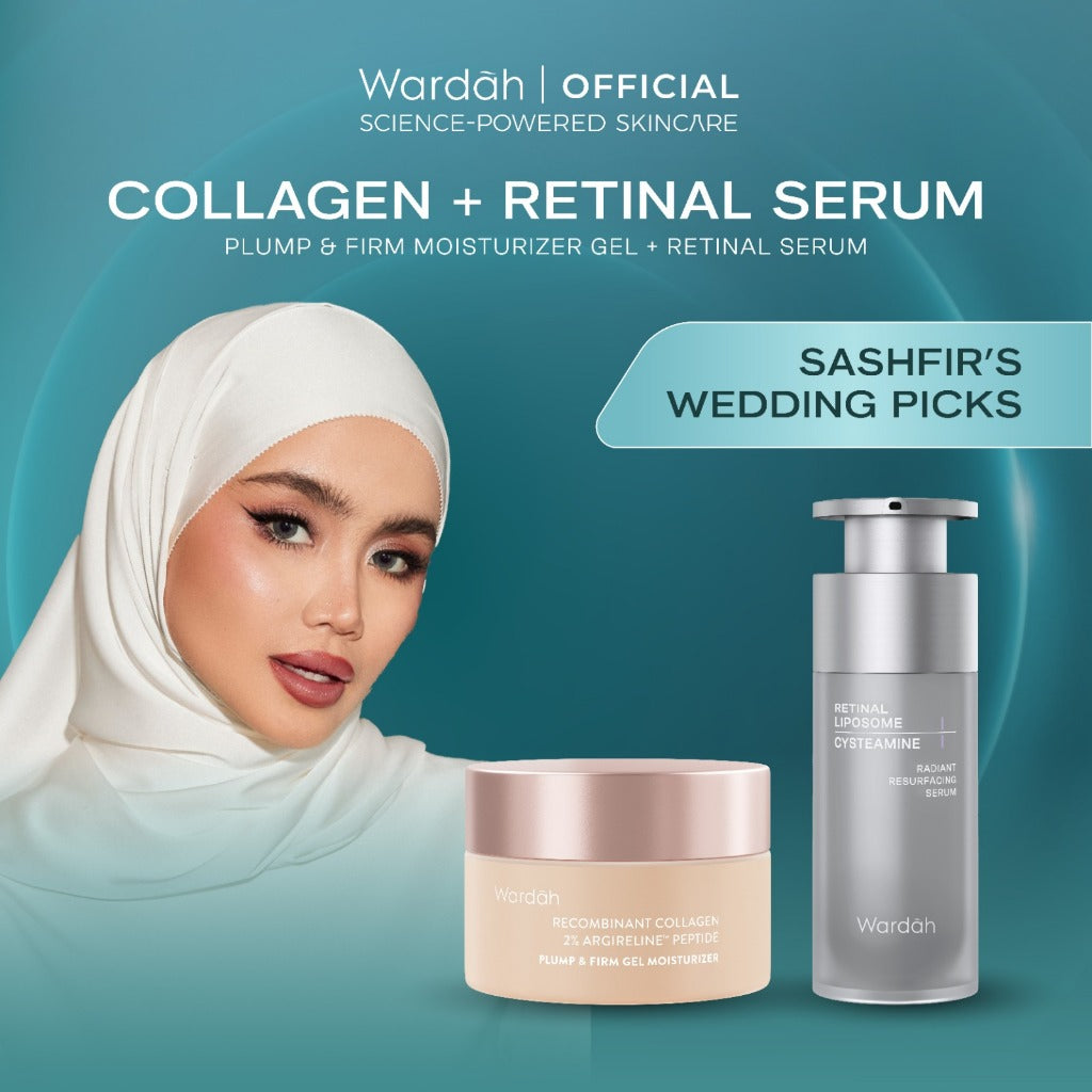 [TASYA FARASYA APPROVED!] Wardah Plump & Firm Recombinant Collagen + 2% Argireline Peptide Gel Moisturizer 30g - Pelembab Skin Care Wajah - Skincare