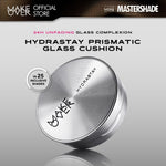[SPECIAL 11.11] NEW! MAKE OVER Hydrastay Prismatic Glass Cushion - Glow Aqeela Sargio Cushion Plumpy Tahan Cuaca Panas Lembab Anti Crack Smudgeproof Tidak Cakey Tidak Crease High Coverage Tahan Banting Radiant Foundation Compact Makeup