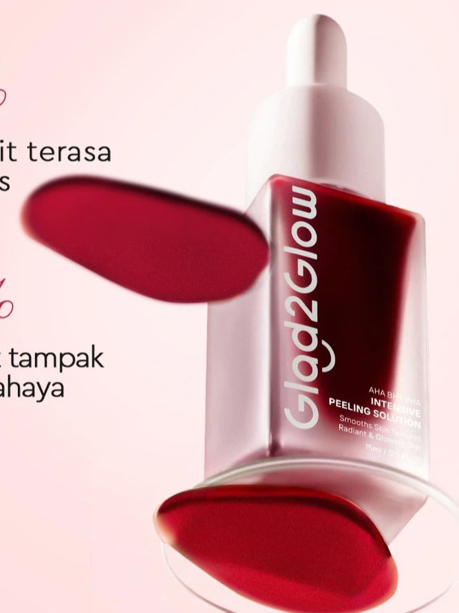 [SET REPAIR&GLOWING]Glad2Glow Glowing&Sehat&Lembap Bundle 4in1-Blueberry Moisturizer+Cerah Krim+Brightening Serum+Pulihkan cleanser+eksfoliasi Toner-skincare Beauty Sets&Packages cream pemutih wajah facial wash eksfoliasi wajah peeling