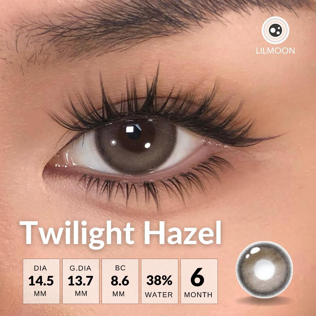 [Fuji Favorite] Lilmoon Softlens Twilight Golden Hazel – Softlens Minus 0 s/d -8.50, Warna Natural Jepang