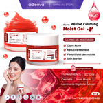 ADLEEVA - Revive Calming Moist Gel - Bantu menenangkan kulit berjerawat, Dermatitis, Breakout, Purging Serta Meredakan Kemerahan
