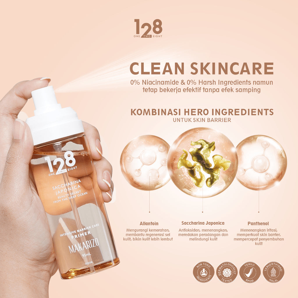 128 by Makarizo Intensive Barrier Care Primer 95mL Bottle