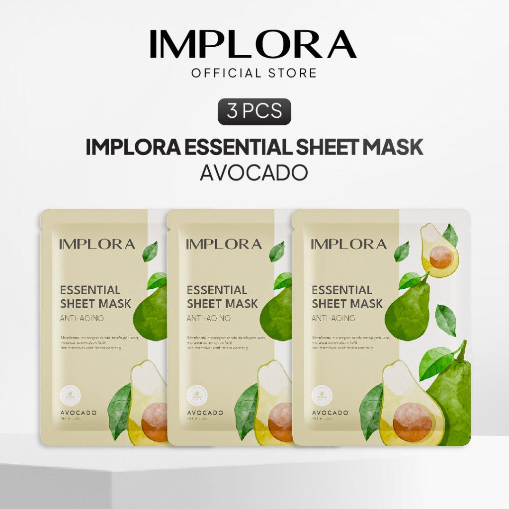 [3 PCS] Implora Essential Sheet Mask