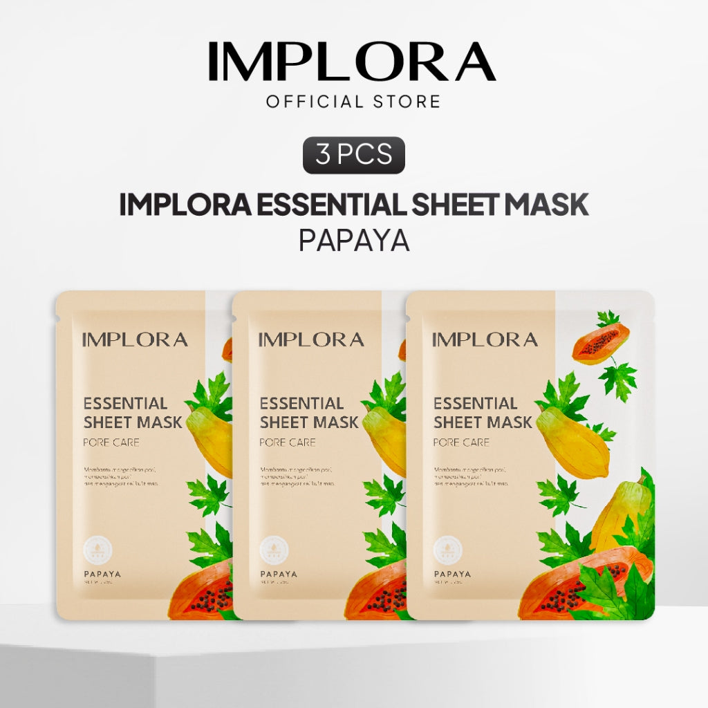 [3 PCS] Implora Essential Sheet Mask