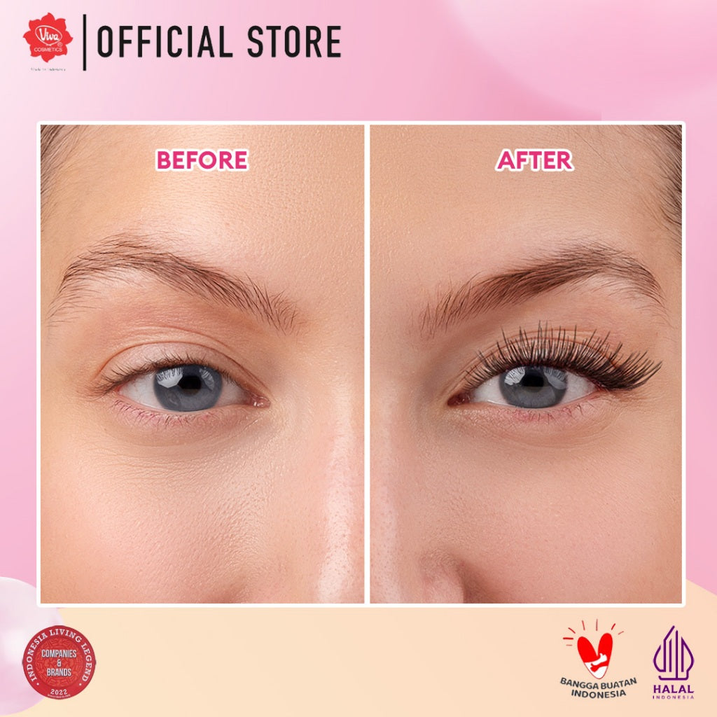 Viva Queen Lash & Brow Booster Serum (Serum Bulu Mata & Alis) with Biomimetic Peptide, Red Clover Extract, NO ALCOHOL & NO FRAGRANCE - 4.5ml