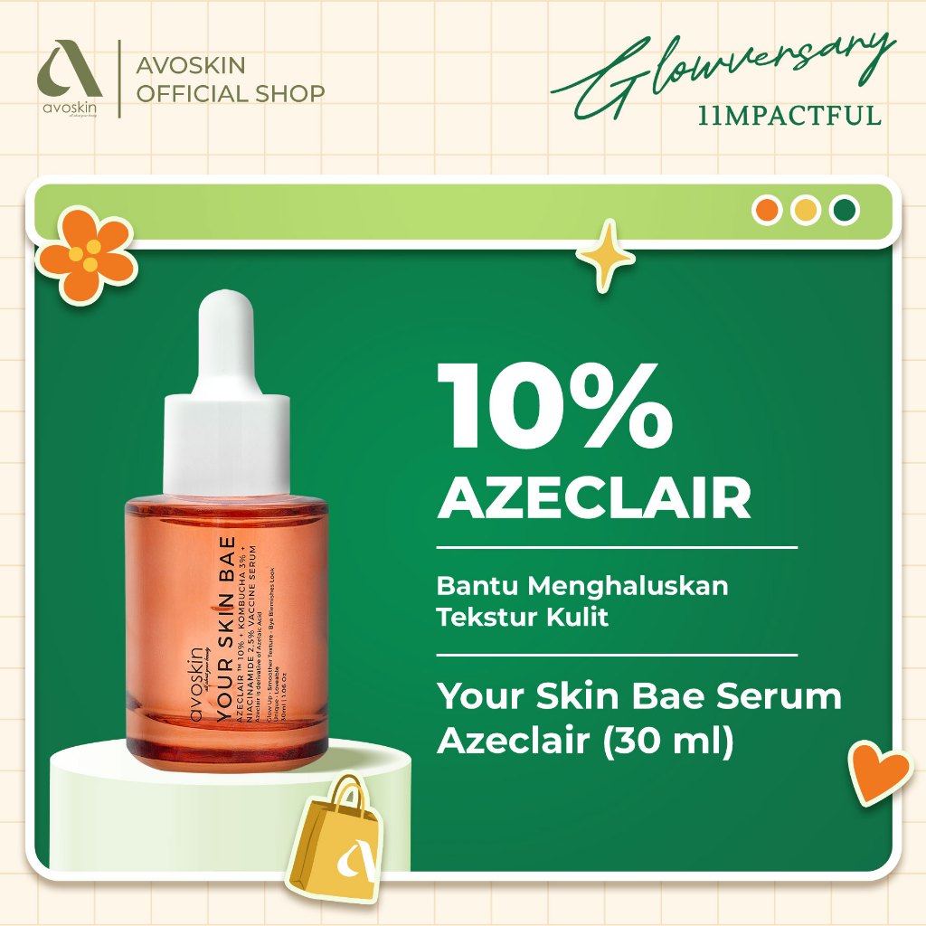 Serum Avoskin Your Skin Bae Azeclair 30ml-Kulit Tampak Lebih Halus dan Cerah
