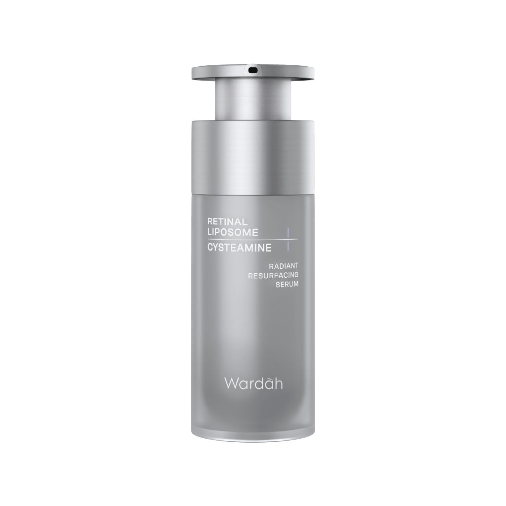 [SASHFIR PICKS!] Wardah Radiant Resurfacing Retinal Cysteamine Serum 30 ml - Serum Pencerah, Penghilang Kerutan, Retinol, Laser Effect, Renewal, Peeling - Skincare