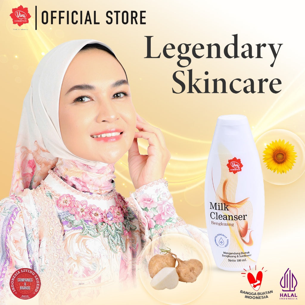 Viva Milk Cleanser Bengkuang (100 ml & 200 ml)