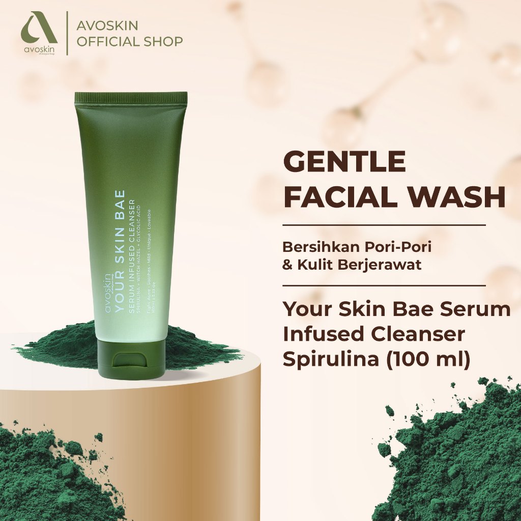 [SPECIAL SUPER BEAUTY DAY] Bundle Highlight Your Glow (3 pcs) - Serum Lactic, Clanser Spirulina, PHTE 30ml