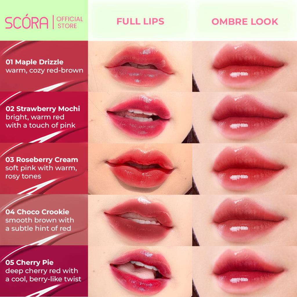 [BUNDLE SET] SCORA Bloop Pop Gloss Balm 2 gr + SCORA Bright Me Up Sunscreen 40 Gr + SCORA Sheer Glow Tone Up Cream 30 ml + SCORA Moisturizer 40ml