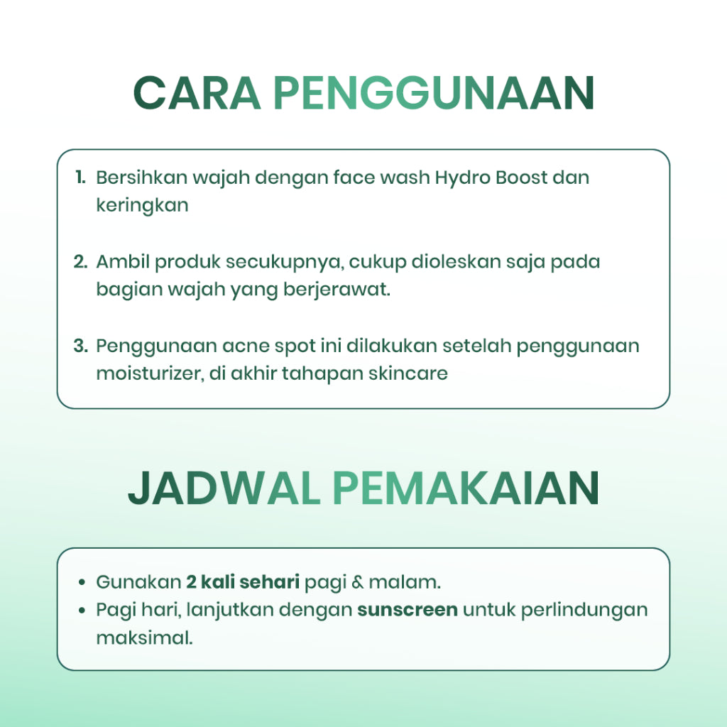 Cleora Twinpack Acne Soothe Spot Gel Special Bundle 2pcs - Obat Totol Jerawat Dan Bekasnya Untuk Wanita Pria Cream Salep Perawatan Wajah