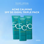 [TRIPLE PACK] Wardah UV Shield Sunscreen SPF 35 SPF 50 Airy Smooth Essential Gel Acne Calming Aqua Fresh Tone Up Physical - Skincare