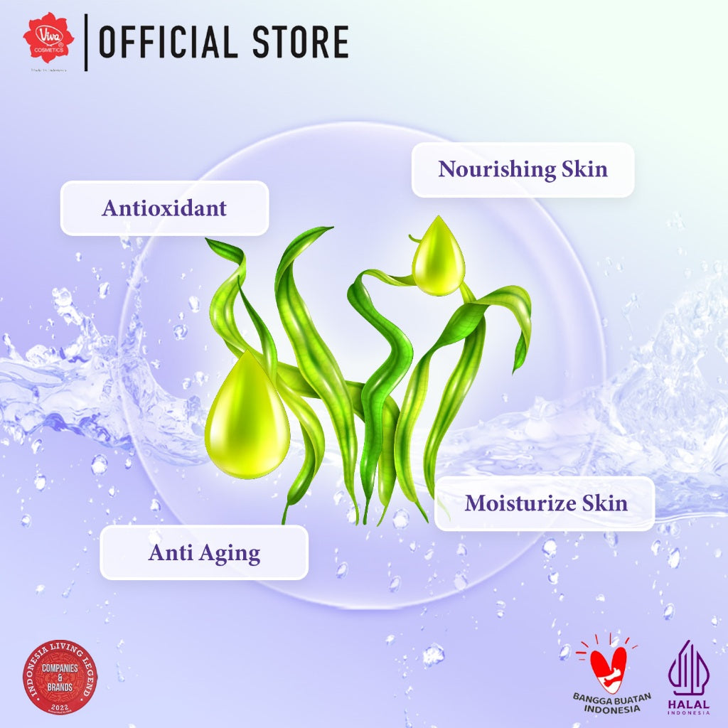 [PROMO] Paket_Double_Cleansing_Spirulina - Viva Milk Cleanser & Face Tonic Spirulina (100 ml)