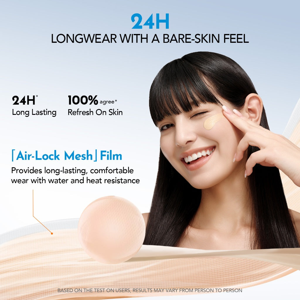 YOU 2in1 Base Makeup Bundle Cloud Touch 3% Niacinamide Brightening Skin Tint & Noutriwear+ Airy Fit Loose Powder