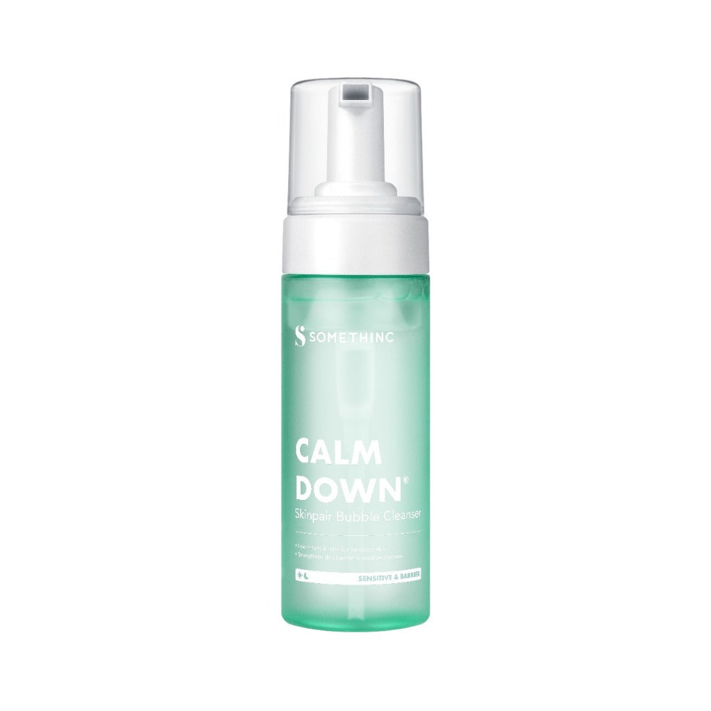 SOMETHINC Calm Down! Skinpair Bubble Cleanser  - Sabun Cuci Muka untuk Kulit Sensitif & Iritasi. Meredakan Kemerahan, Memperkuat Skin Barrier, Facial Wash untuk semua tipe kulit