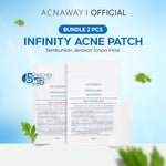 ACNAWAY Infinity Acne Patch – Acne Patch Ukuran Besar 6x2.5cm untuk Jerawat | Breathable, Tipis & Sweatproof | Plester Jerawat Tempel dengan Salicylic Acid + Centella + Mugwort