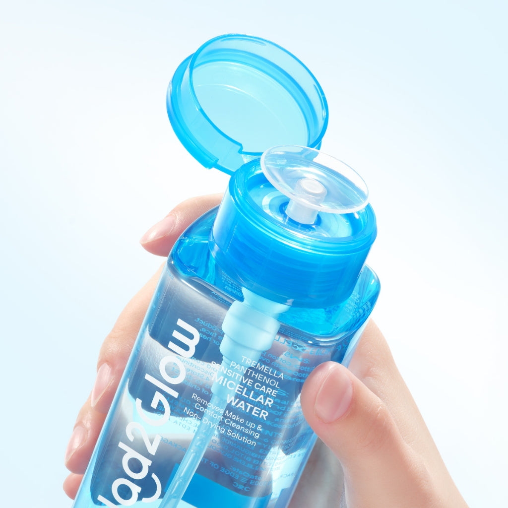 [KHUSUS MEMBER]GLAD2GLOW Tremella Panthenol Sensitive Care Micellar Water-300ml
