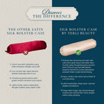 Sarung Guling PREMIUM Satin Silk Terli Beauty Satin Silk Bolster Case Adem Halus Anti Bacterial