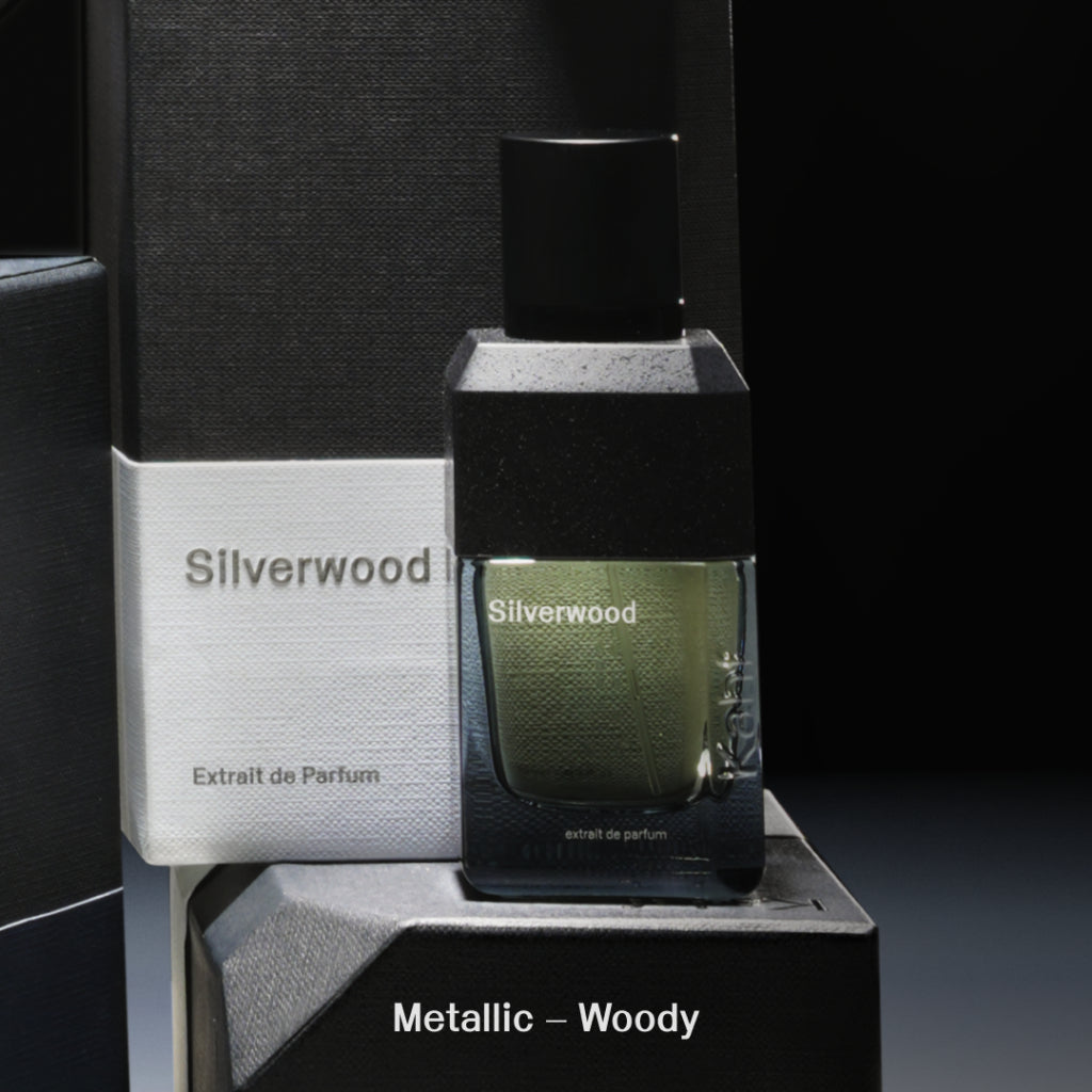 NEW! Kahf Silverwood Extrait de Parfum 50 ml - Oracle Series - Long-lasting Signature Fragrance (EDP) with  Luxury Elegant Masculine Scent (Metallic Woody Aroma) Wangi Tahan Lama