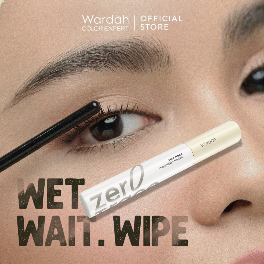 [MASCARA WEDDING SASHFIR] NEW! WARDAH Mascara - Hi-Impact Volumizer Mascara, Anti-Gravity Iron Mascara, Wardah Zero Trace Mascara Remover - Bulu Mata Lentik Tebal Panjang Natural, Maskara Ringan Tahan Lama 24 Jam Smudgeproof, Waterproof, No Clumpy -Makeup