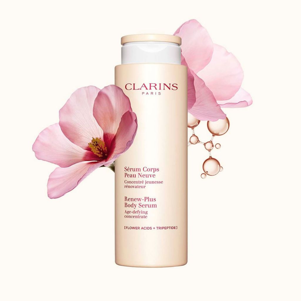 CLARINS New Renew-Plus Body Serum 200ml - Serum Anti Aging Tubuh