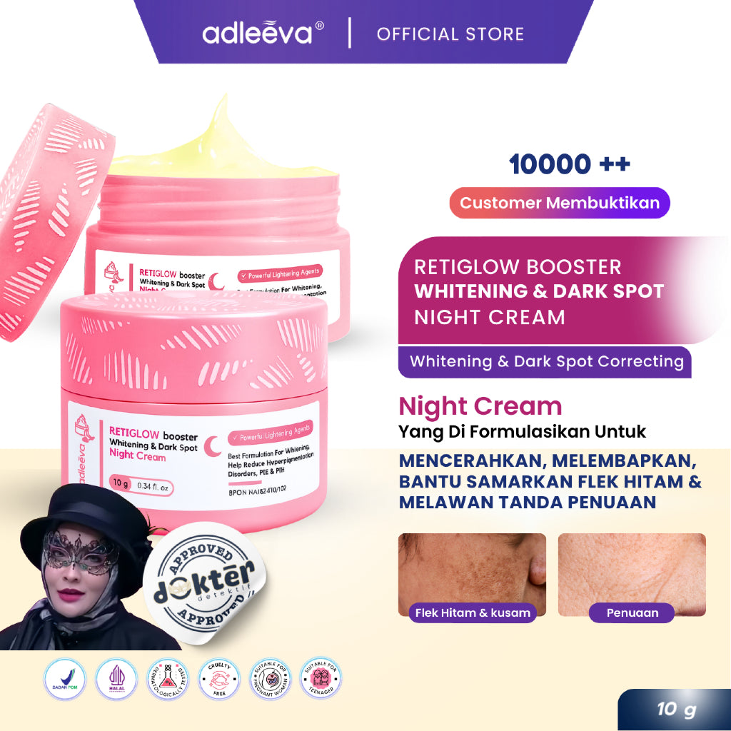 ADLEEVA Night Cream Retiglow Booster Whitening & Dark Spot