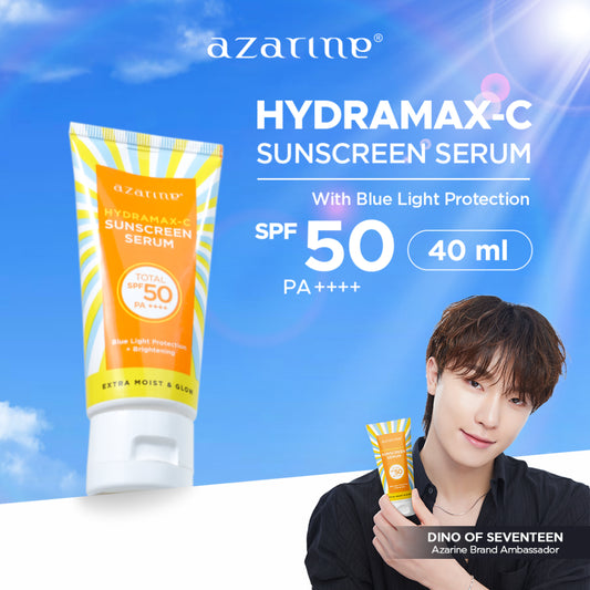 Azarine Hydramax-C Sunscreen Serum SPF50 PA++++ 40ml [LOLOS UJI INVIVO INVITRO] Sunscreen kulit kering sensitif
