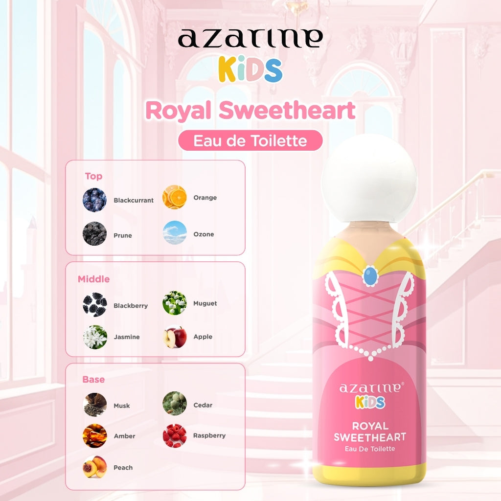 Azarine Kids Eau de Toilette Parfum Anak EDT Fruity Floral Musky Cosmic Scents Wangi Tahan Sepanjang Hari Dermatologcally Tested 50 ml