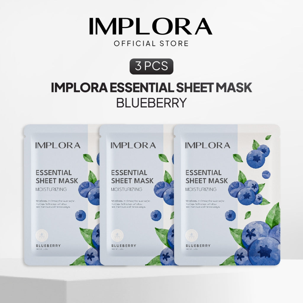 [3 PCS] Implora Essential Sheet Mask