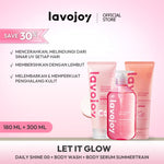 Lavojoy Let It Glow Summertrain Body Serum Skin Brightening Upgraded Version | Body Lotion Untuk Mencerahkan Dan Melembabkan Kulit Dengan Niacinamide + Ceramide + Vitamin E