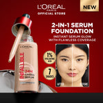[BARU] L'OREAL PARIS INFALLIBLE 24H TINTED SERUM FOUNDATION LIGHTWEIGHT BREATHABLE RINGAN TAHAN HINGGA 24 JAM