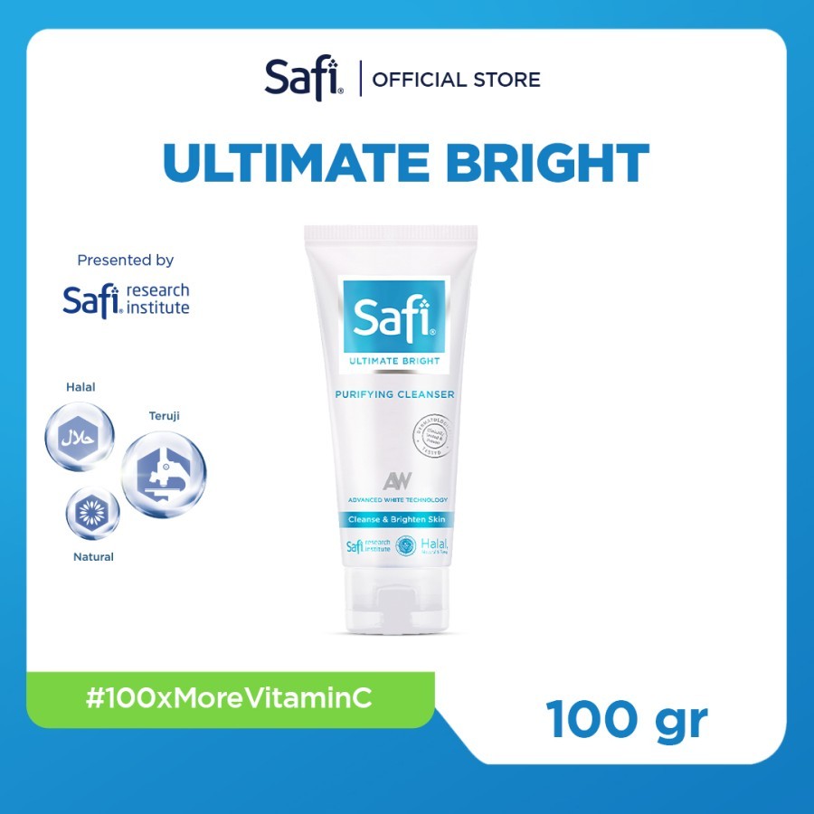 SAFI ULTIMATE BRIGHT PURIFYING CLEANSER 100GR - Foam Cleanser
