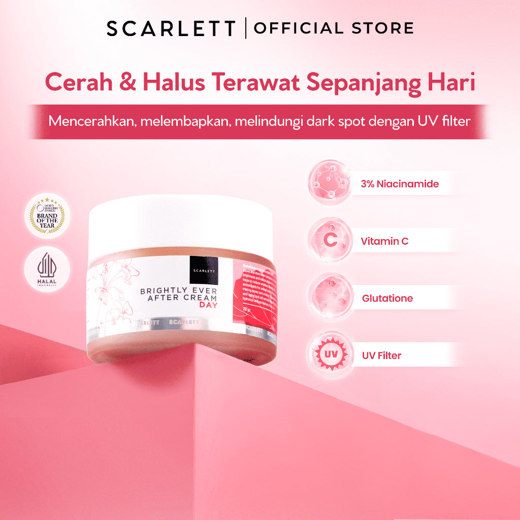 SCARLETT Moisturizer Series – Pelembab Wajah untuk Melembapkan Kulit dan Menjaga Skin Barrier agar Kulit Tetap Sehat dan Glowing