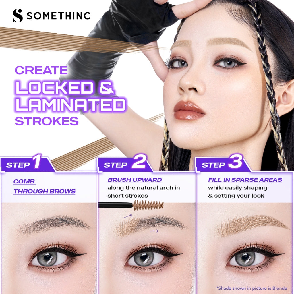 [BARU] SOMETHINC Browcara 24Hold Waterproof Brow Gel - Maskara Alis Tahan Lama Anti Air Smudgeproof