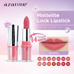 Azarine Drip & Grip Bundle [3 PCS]  Invisipore Primer Sunscreen SPF 50 PA++++ Primer Makeup Pore Blurring Tahan Lama + TWC + Mattelite Lock Lipstick Pigmented Color Lightweight Transferproof Smudgeproof