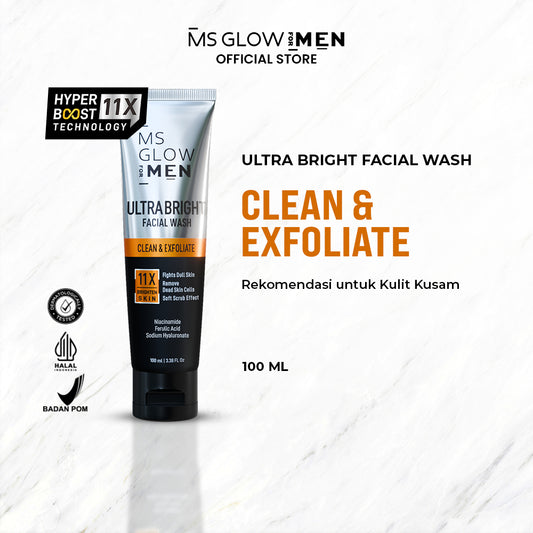 MS Glow For Men Ultra Bright Facial Wash - 100 ml