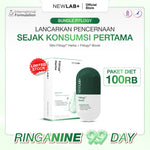 [Paket 100ribuan] NEWLAB Bundling 1 Box Fitlogy Mini Tea Drink + 1 Box Fitlogy Boost | Teh Detox Minuman Diet dan Pelangsing Badan |  Slimming Supplement | Minuman Diet | Suplemen Alami untuk Pelangsing Badan
