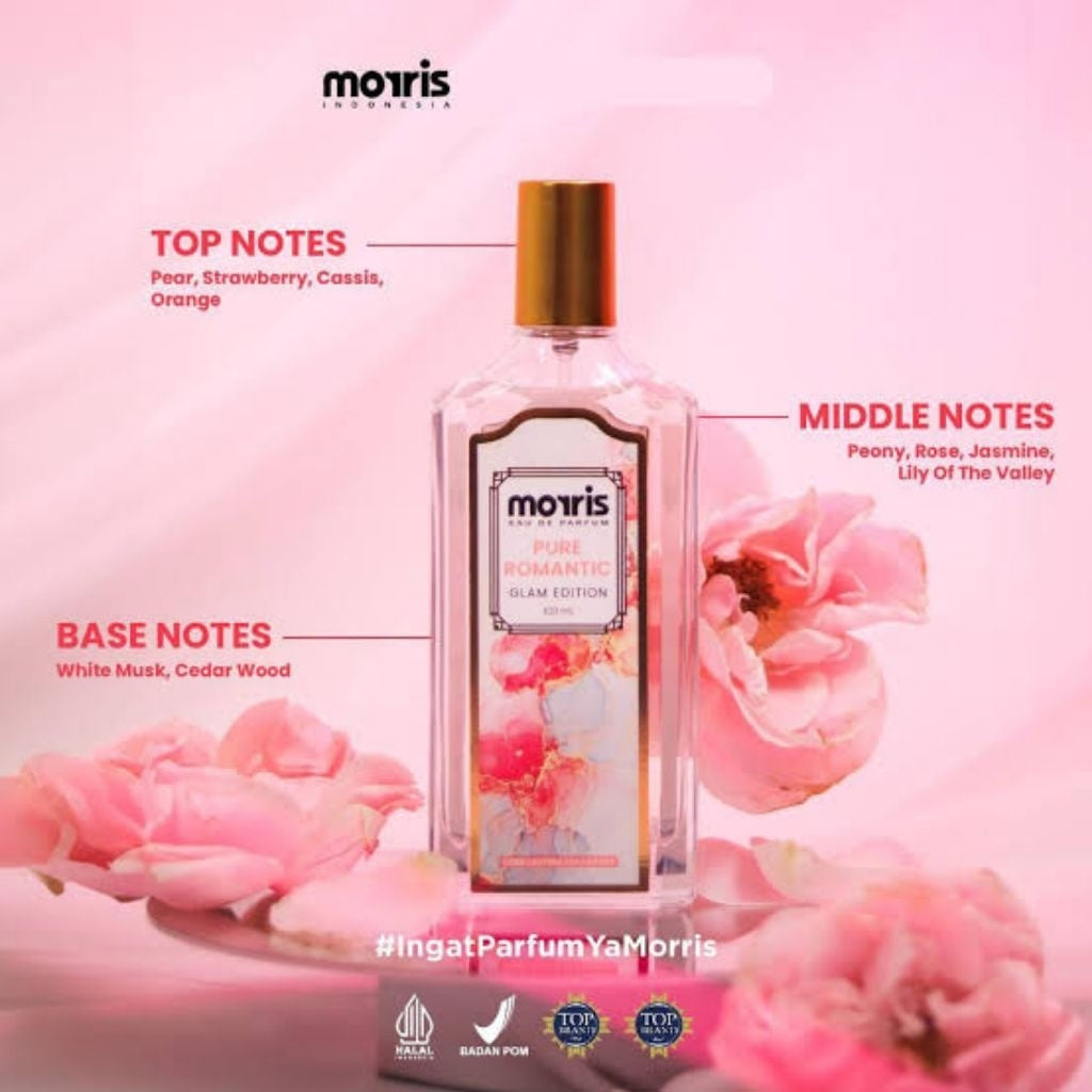 Morris Parfum Wanita Pure Romantic EDP 100 Ml
