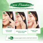 Glowsophy Bundle 2Pcs CICA Panthenol Soothing Moisturizer Calming Redness Mugwort Gel Day and Night Skincare 30 ml