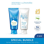 [Special Bundle] Senka Perfect Whip Fresh 100gr & White Clay 120gr